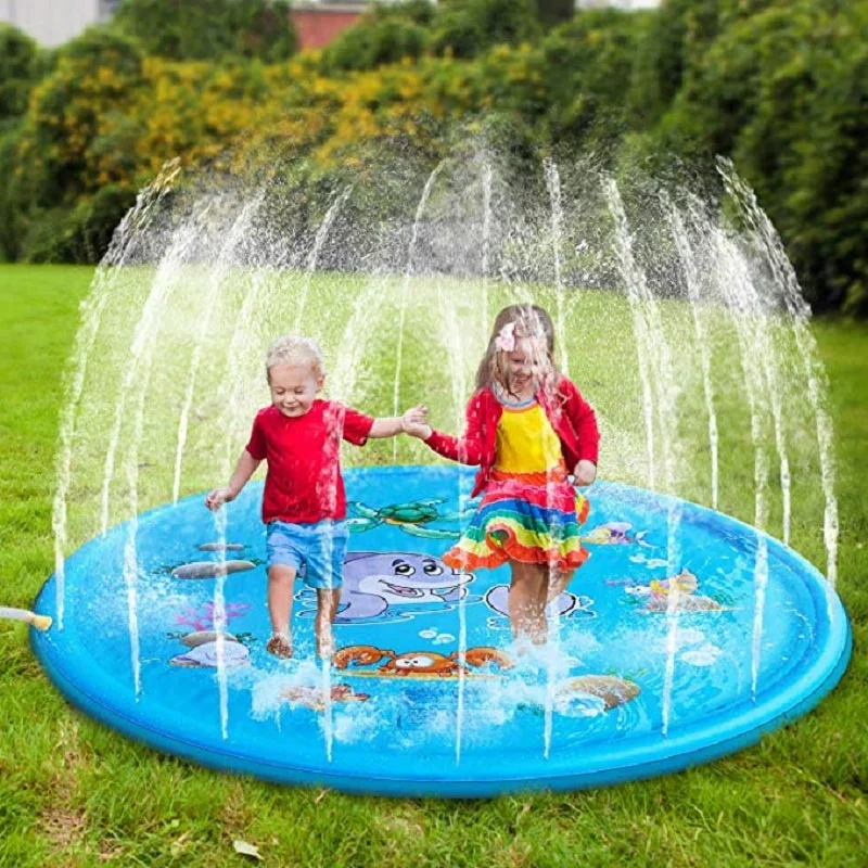 100/170cm Kids Inflatable Wate - Slip Slide Water Mat 评论和价格