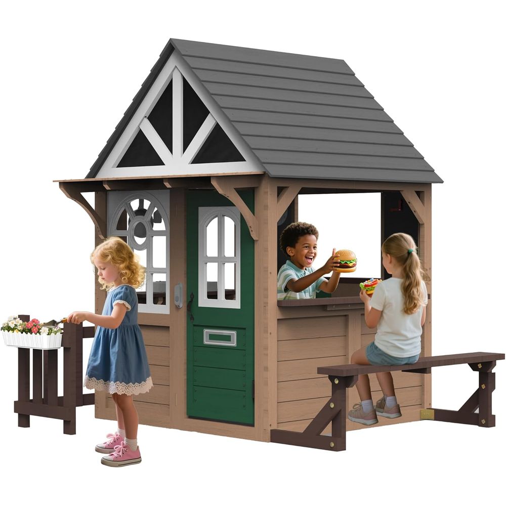 Seizeen Outdoor Play House or  - Kids Outdoor Kitchen 评论和价格