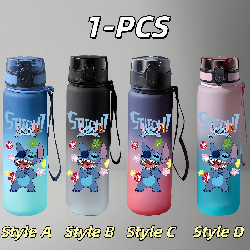 Stitch Anime Water Bottle 650m - Kids Outdoor Kitchen 评论和价格