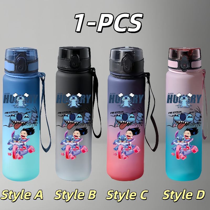 Stitch Anime Water Bottle 650m - Kids Outdoor Kitchen 评论和价格